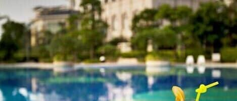 Indoor pool, seasonal outdoor pool
