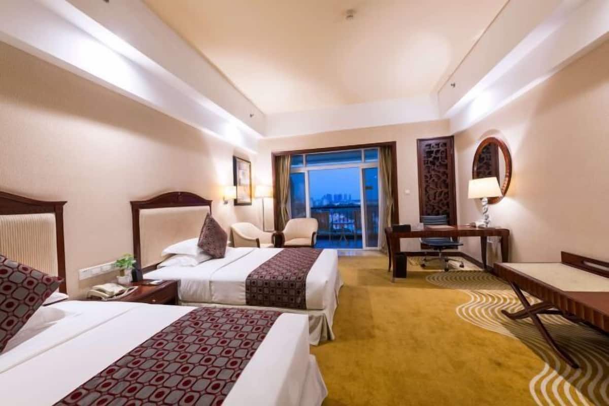 1 slaapkamer, luxe beddengoed, een minibar, een kluis op de kamer