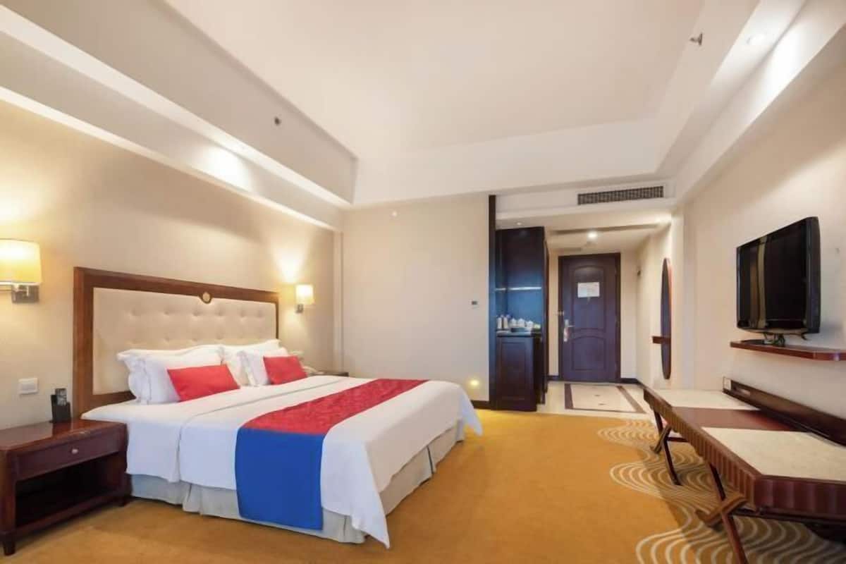 1 slaapkamer, luxe beddengoed, een minibar, een kluis op de kamer