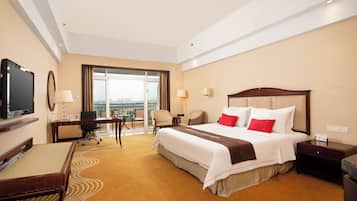 Habitación ejecutiva con 1 cama matrimonial o 2 individuales | Ropa de cama de alta calidad y minibar