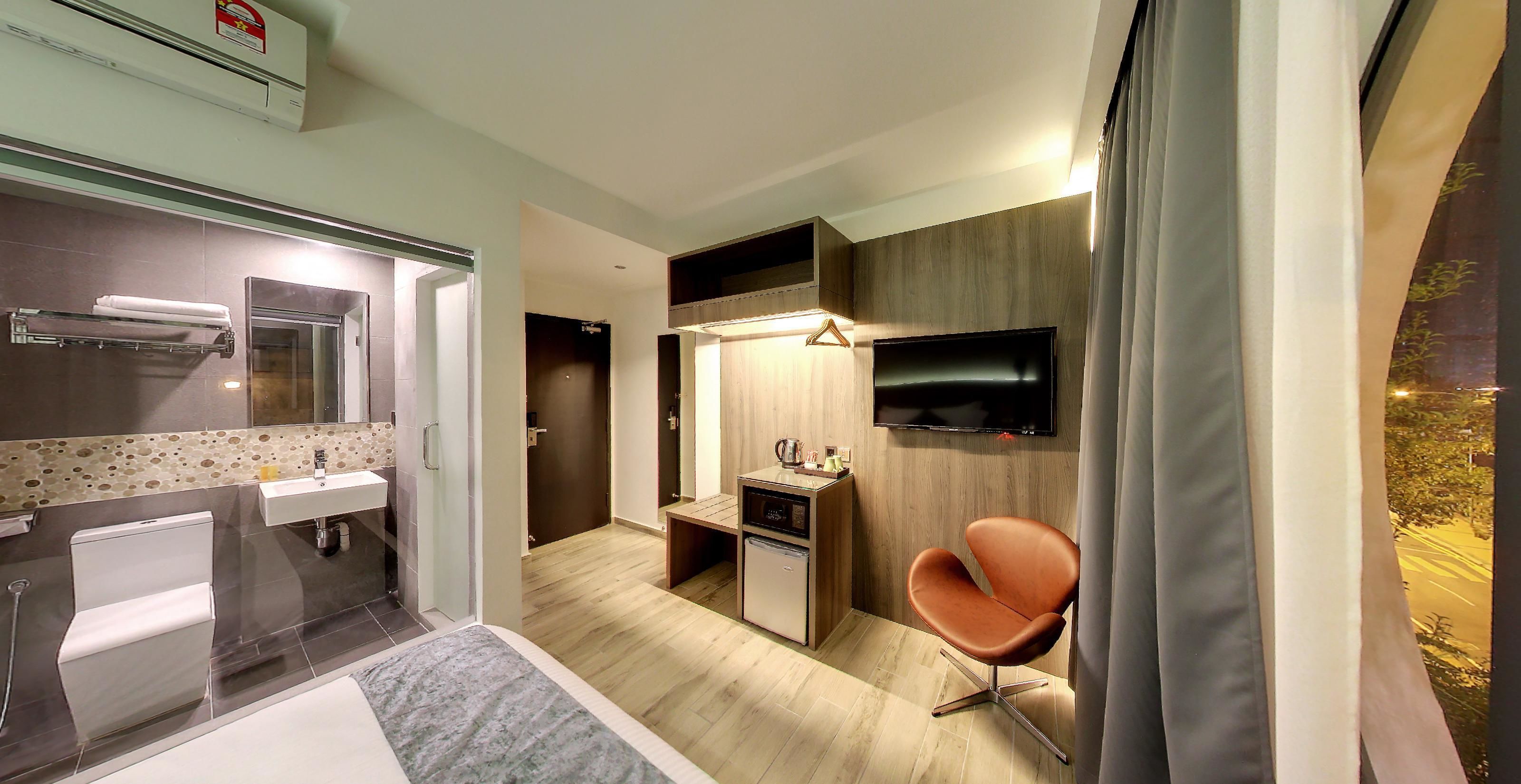 kl tower forest view room | in-room safe, blackout curtains, iron/ironing board, free wifi