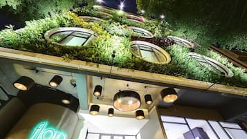 Front of property – evening/night