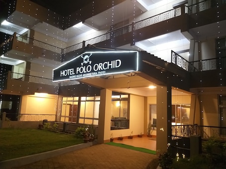 Front of property. Polo Tura Hotel