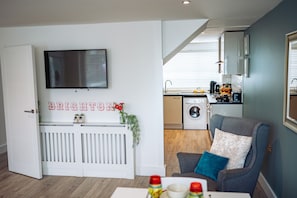 Appartement Deluxe, 2 chambres | Coin séjour