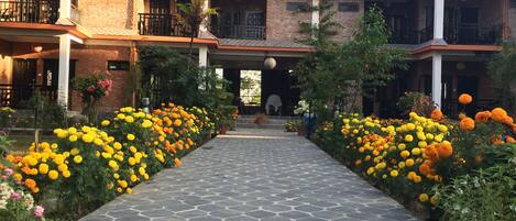 Entrée de l’hébergement