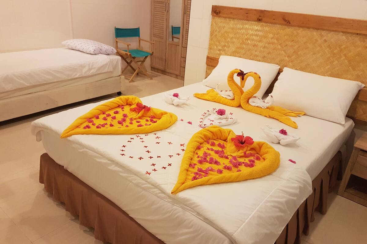 Family Triple Room, 2 Bedrooms, Garden View | View from room