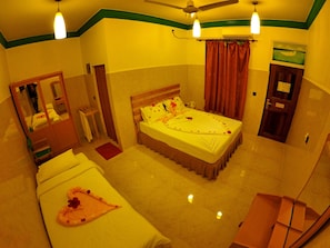 Family Triple Room, 2 Bedrooms, Garden View | View from room