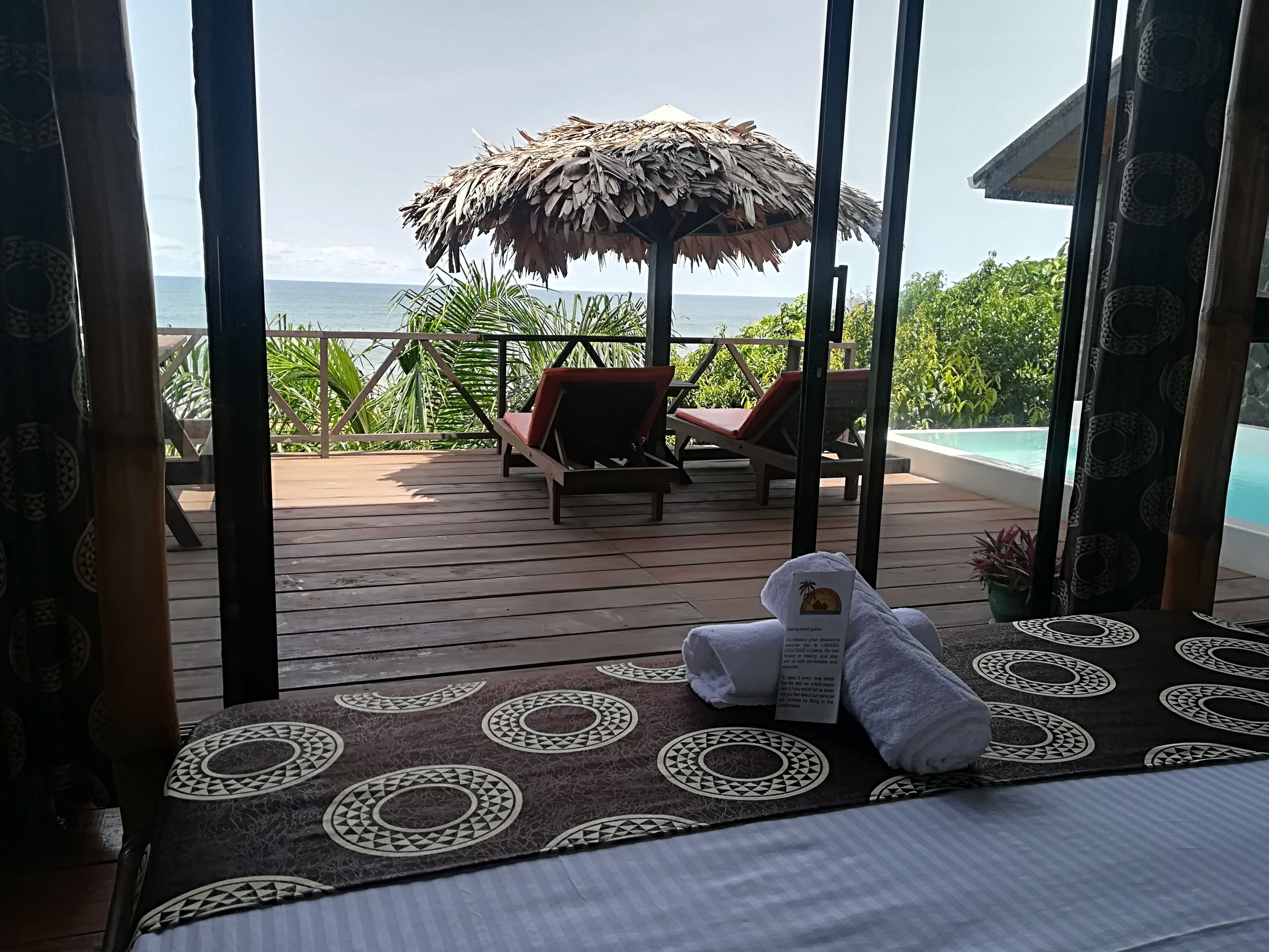 Deluxe-Suite, eigener Pool, Meerblick | Ausblick vom Zimmer