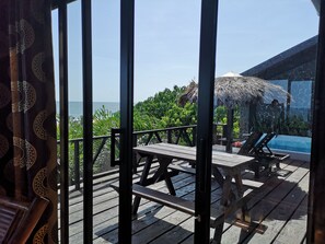 Deluxe Suite, Private Pool, Ocean View | In-room dining - Libassa Ecolodge (Marshall)