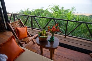 Deluxe Suite, Private Pool, Ocean View | Terrace/patio - Libassa Ecolodge (Marshall)