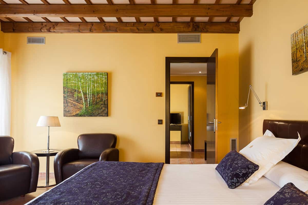 Premium bedding, down comforters, in-room safe, desk