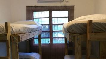 Basic Shared Dormitory, Kitchenette, Courtyard Area | 1 bedroom, free WiFi, bed sheets