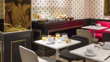 Daily buffet breakfast (EUR 14 per person)