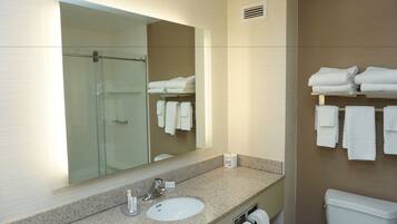 Free toiletries, towels
