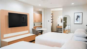 Desk, iron/ironing board, free WiFi, bed sheets