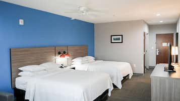 Deluxe Room, 2 Queen Beds | Desk, iron/ironing board, free WiFi, bed sheets