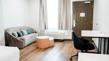 Desk, iron/ironing board, free WiFi, bed sheets