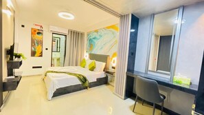 Deluxe Double Room, 1 King Bed | Minibar, desk, free WiFi, bed sheets - Dream Relax (Hulhumalé)