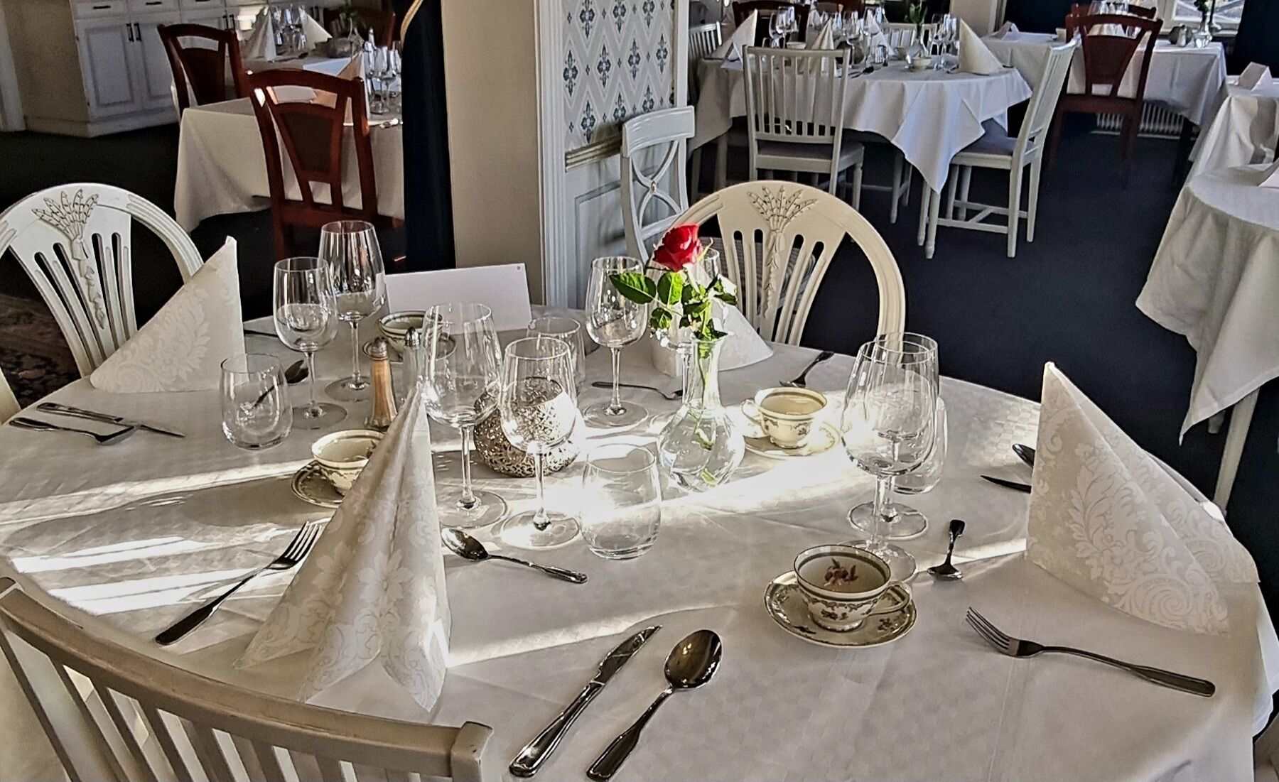 Middag serveras