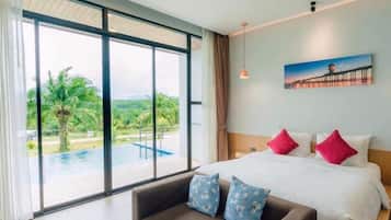 Deluxe Pool Access | Minibar, blackout curtains, free WiFi, bed sheets