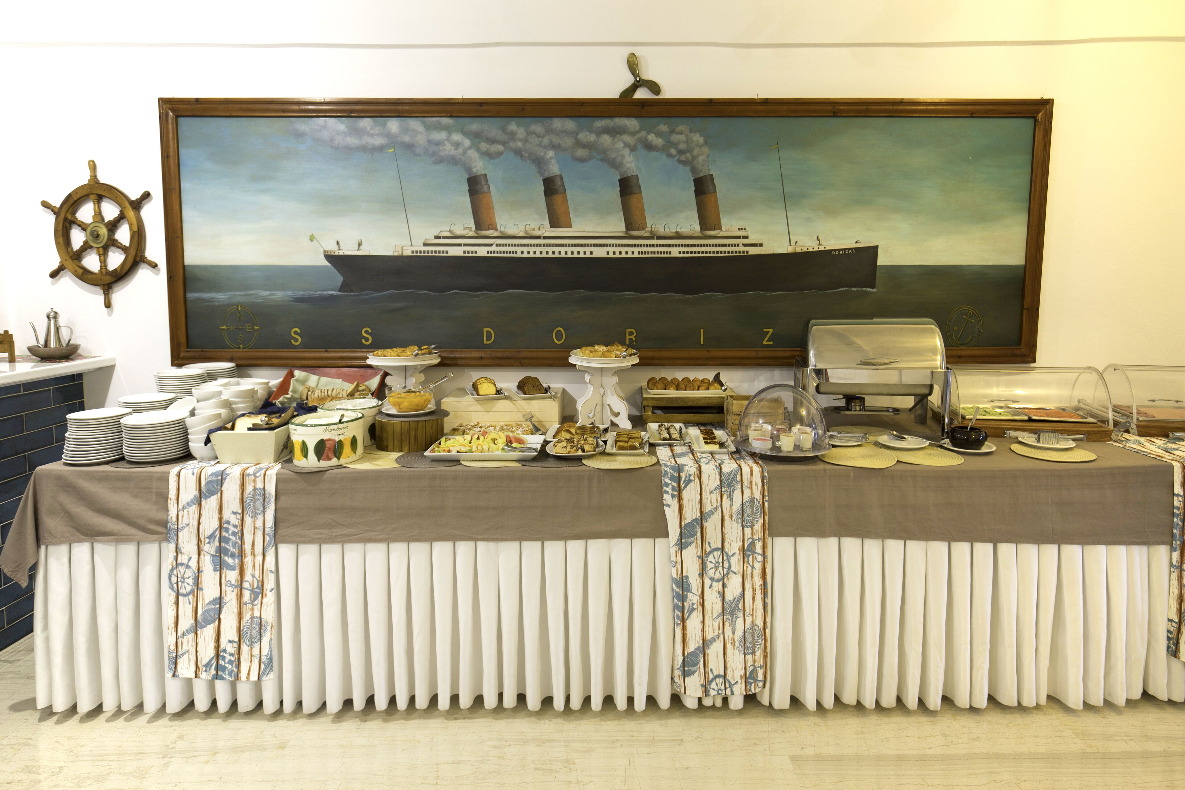 daily buffet breakfast (eur 15 per person)