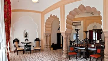 Interior entrance