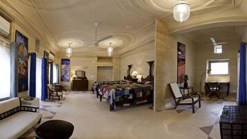 Minibar, desk, iron/ironing board, bed sheets