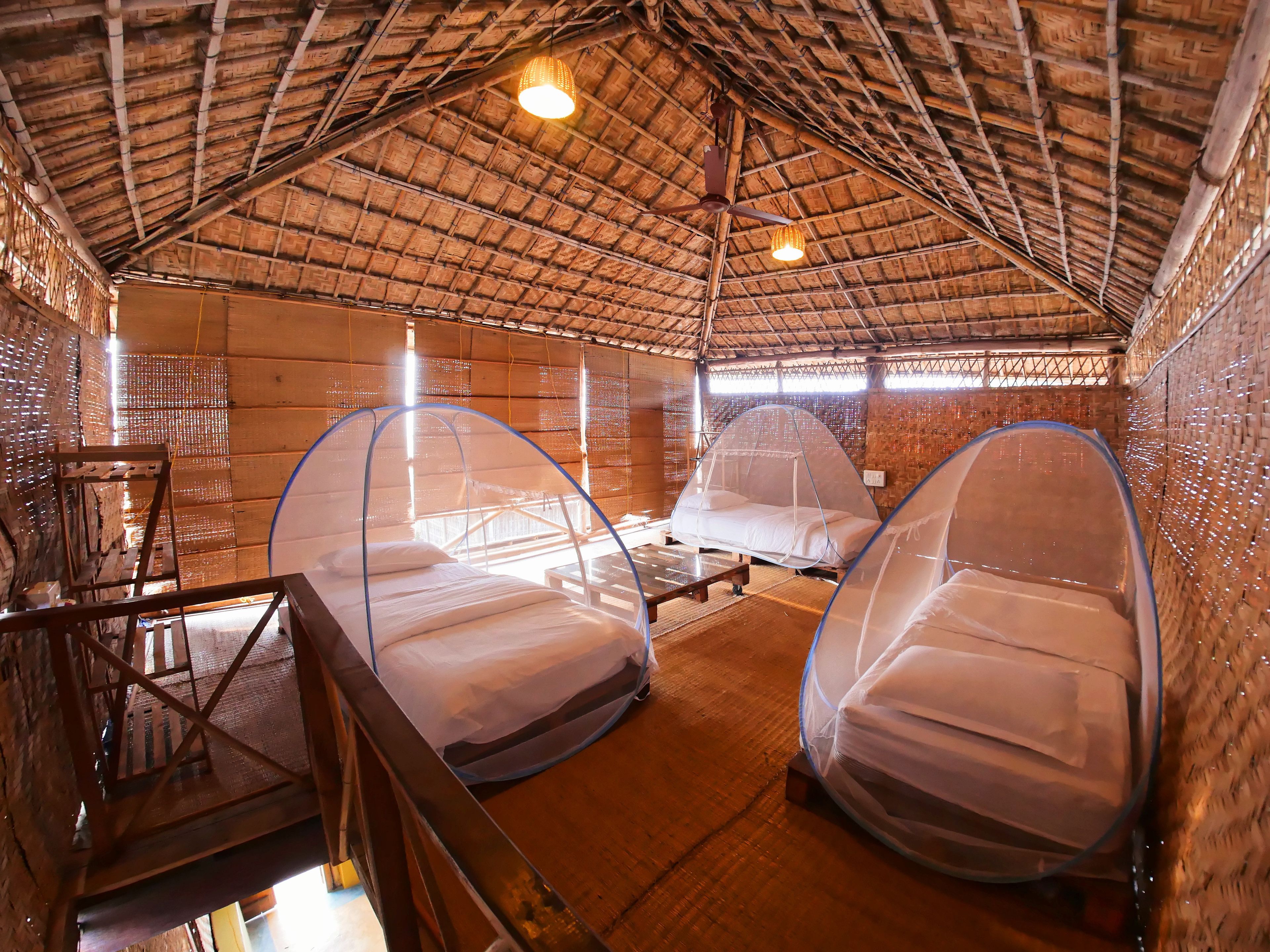 Chalet Confort, 2 habitaciones | Ropa de cama hipoalergénica y colchones con acolchado adicional