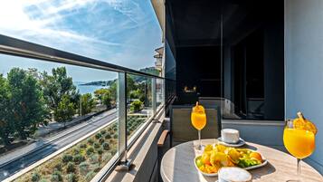Superior Double or Twin Room, Balcony, Sea View | View from room