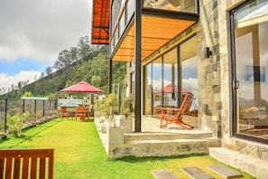 Vue sur les montagnes