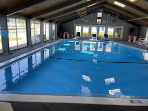 Indoor pool, seasonal outdoor pool