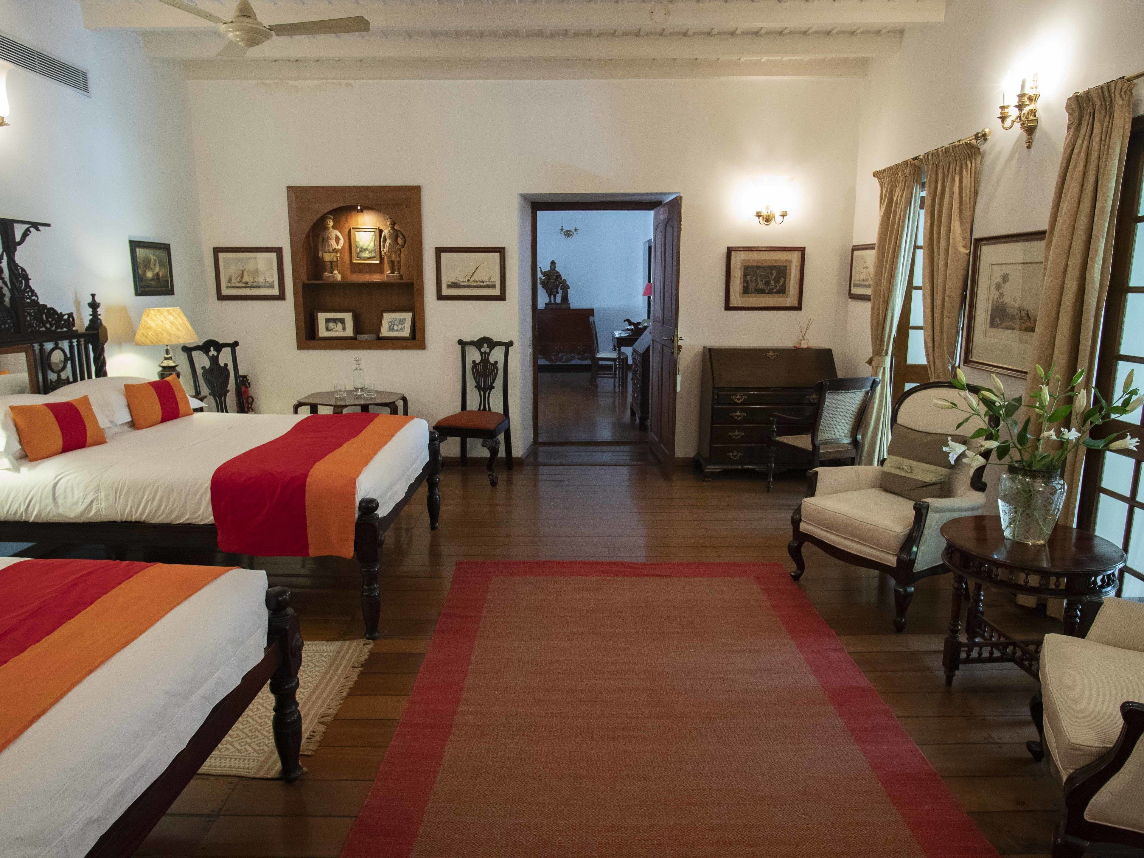 Premium bedding, in-room safe, individually decorated