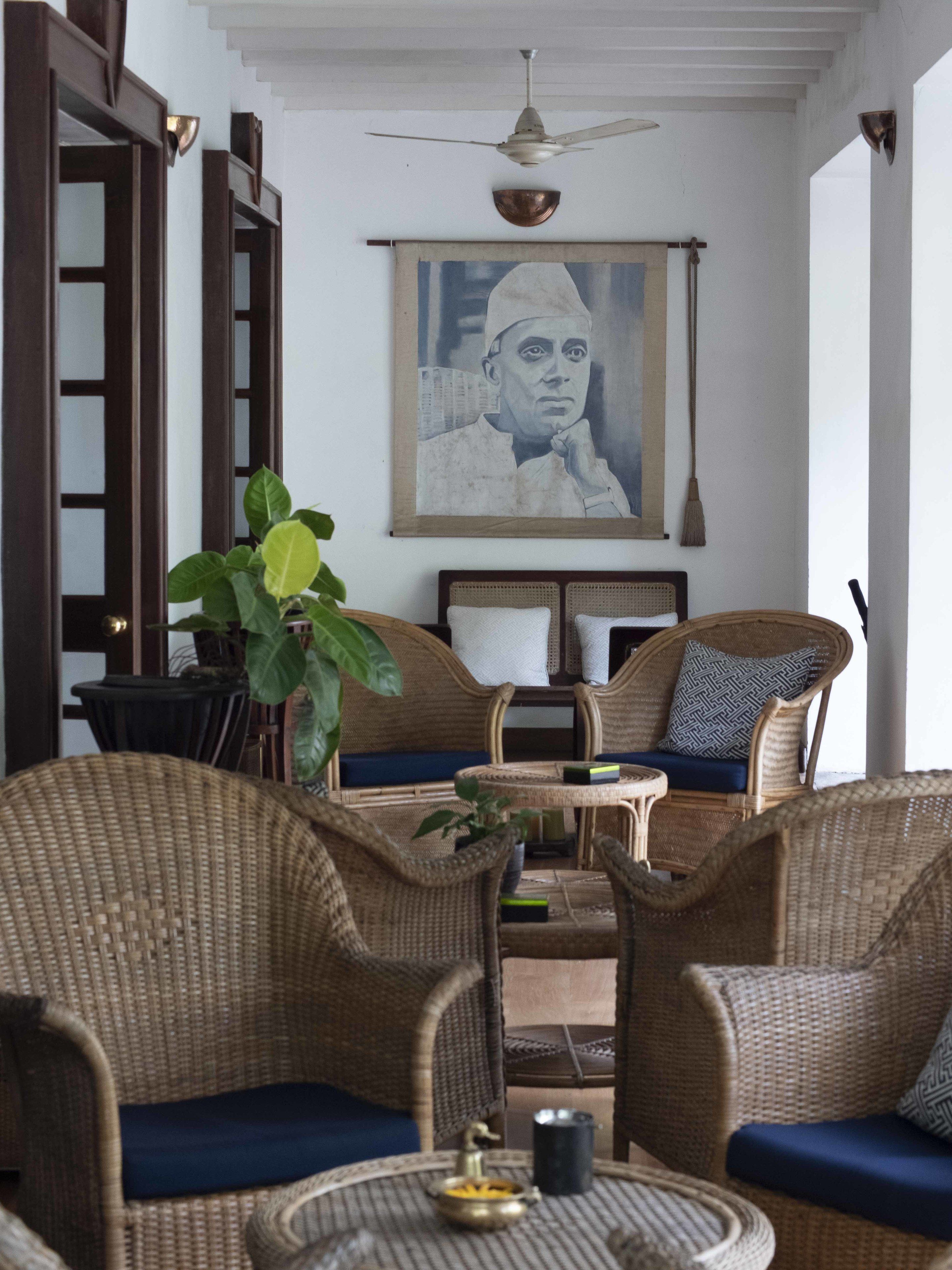 Sala de estar en el lobby