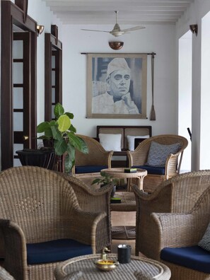 Sala de estar en el lobby