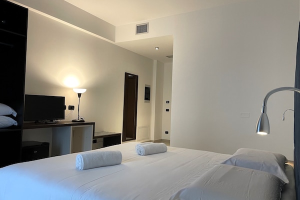 Uitzicht vanuit de kamer