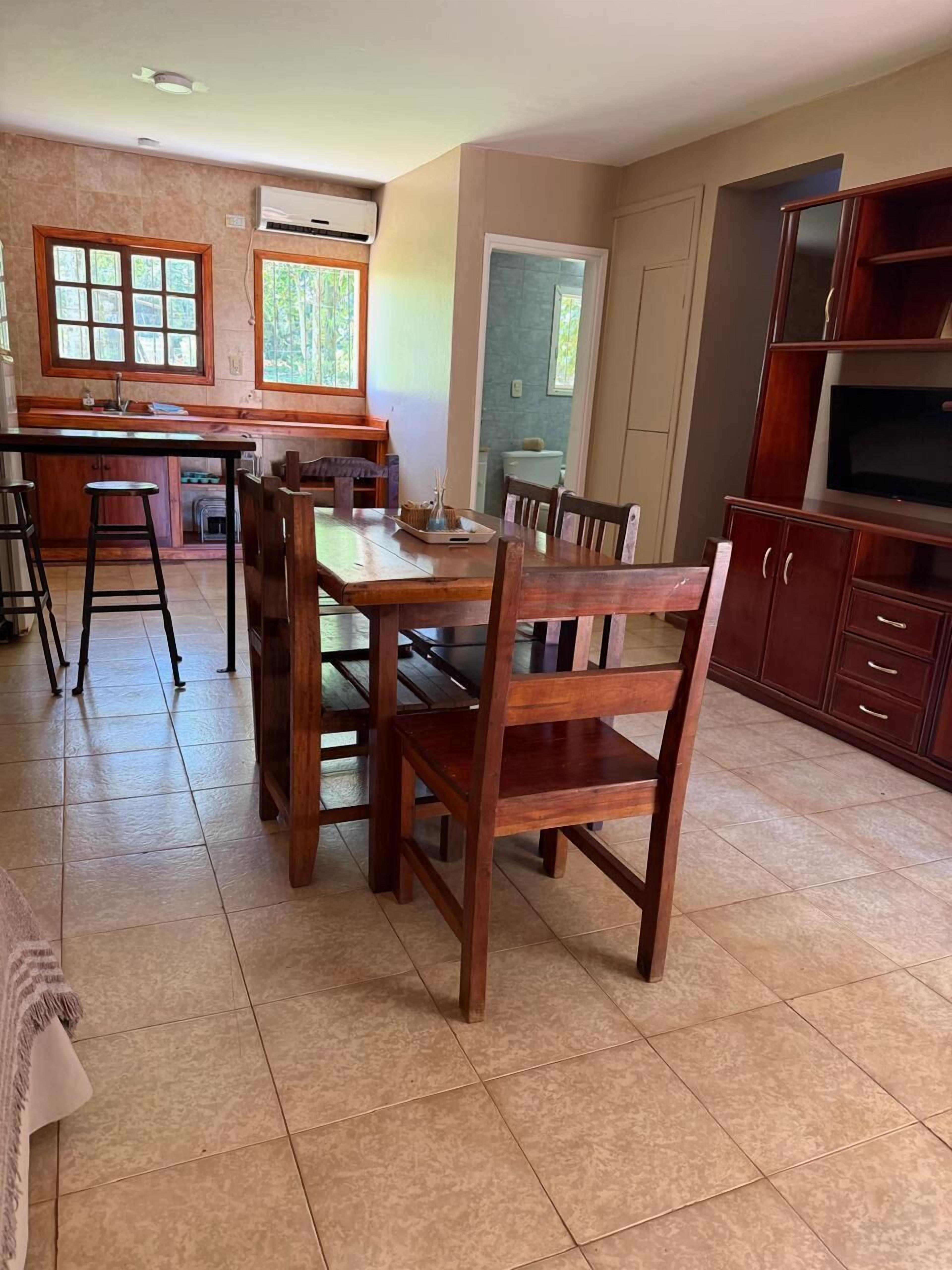 Family Cabin, 3 Bedrooms, Kitchen, Garden View | Private kitchenette | Dishwasher, toaster, cookware/dishes/utensils, freezer