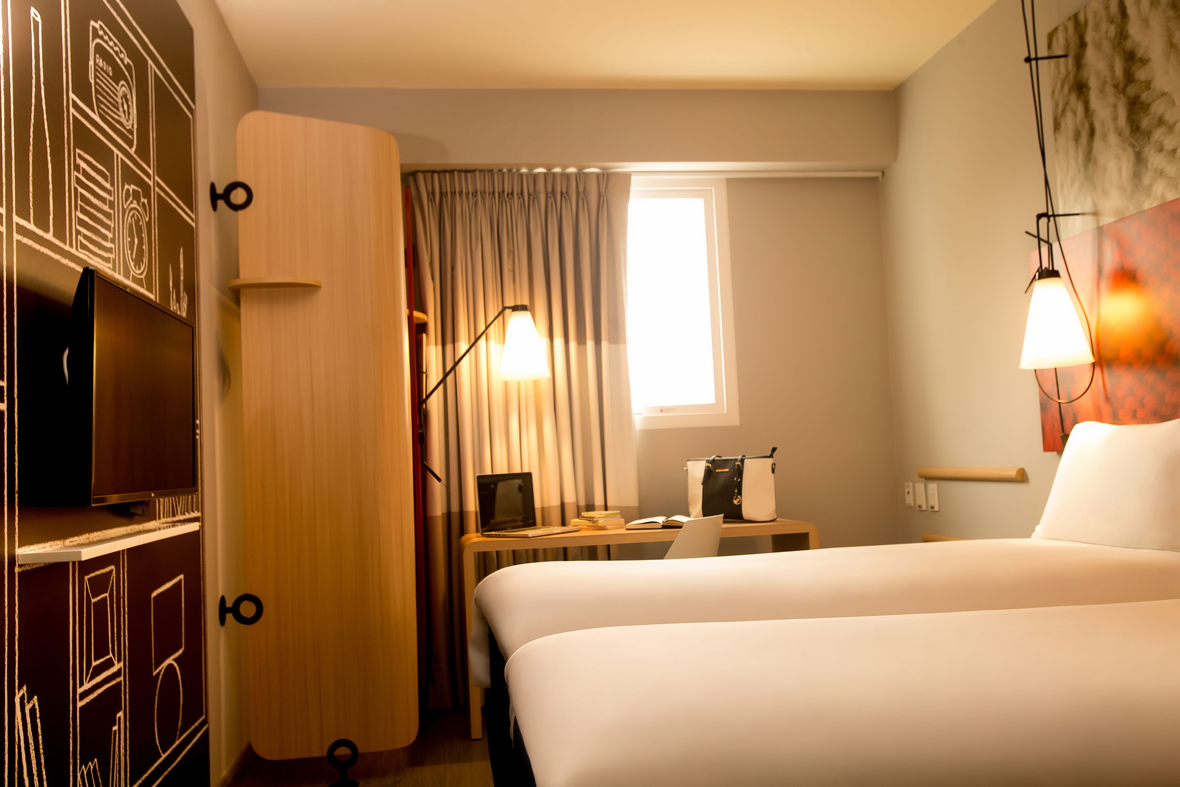 twin room, 2 single beds | view from room