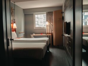 Chambre avec lits jumeaux, 2 lits une place