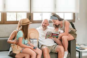 Zona de estar del vestíbulo