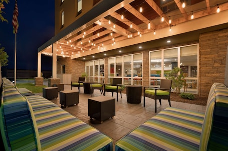 Terrace/patio. Home2 Suites by Hilton Roanoke, VA