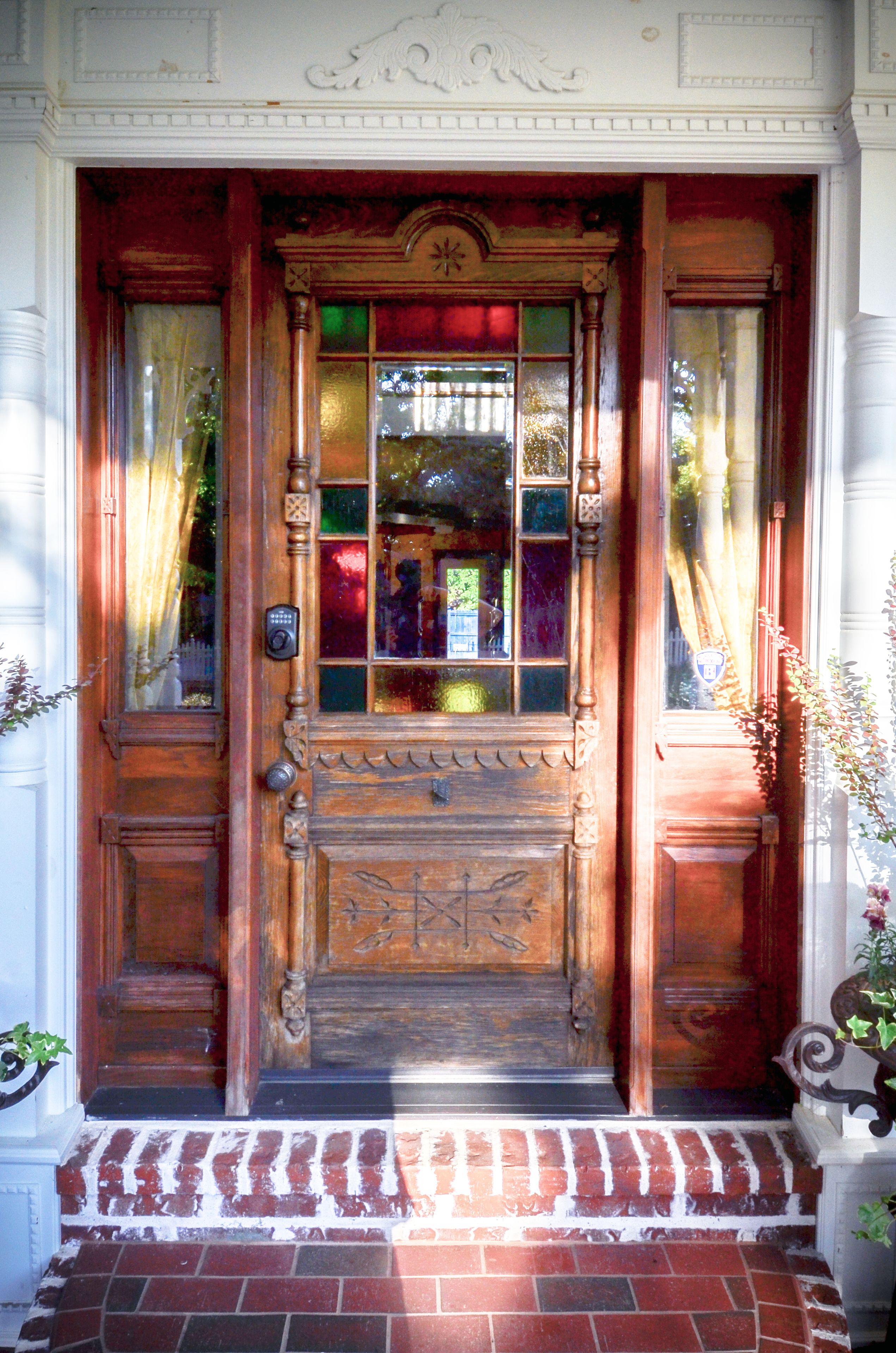 Entrée de l’hébergement