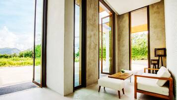 Sala de estar en el lobby