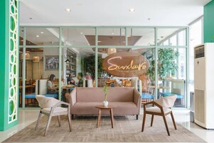 Sala de estar en el lobby