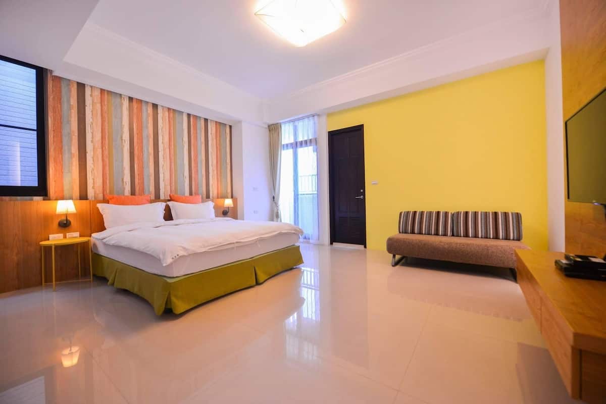 Doppia Deluxe, balcone | Biancheria da letto di alta qualità, materassi in memory foam