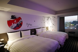 摩登客房 (為響應環保, 依當日房況配房, 備品僅提供沐浴乳洗髮精) | 客房內保險箱、書桌、隔音、搖籃/嬰兒床