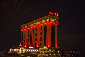 Front of property – evening/night