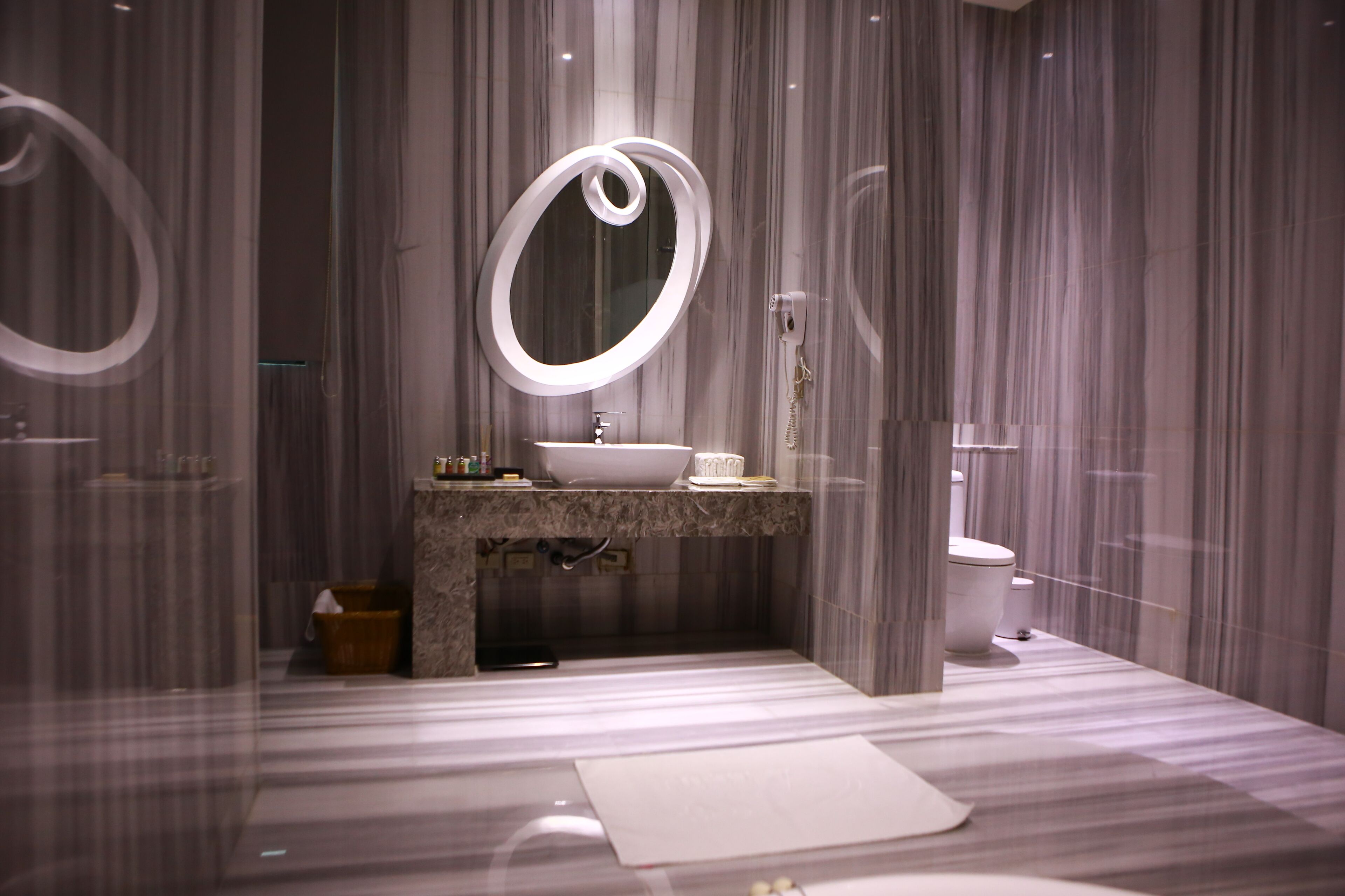 platium suite check in time starts from 6pm | living area | lcd tv