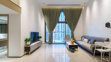 In-room safe, blackout curtains, soundproofing, free WiFi