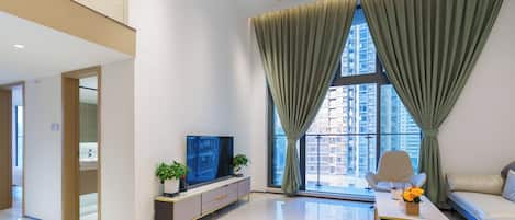 Loft presidencial | Sala de estar | Televisión