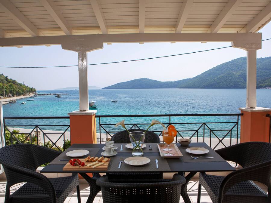 Studio, balkon, uitzicht op zee | Verduisterende gordijnen, geluiddichte muren